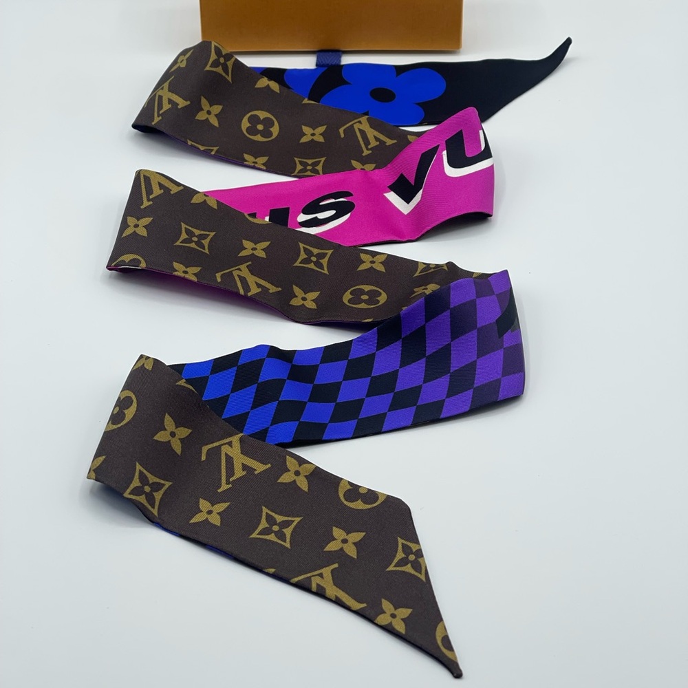 Louis Vuitton Race Cruise Collection Runway Bandeau Neckerchief Scarf Wrap Rare - Picture 6 of 14
